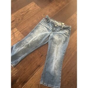 Y2K lowrise Mudd junior denim Capris Blue Wash Size 11